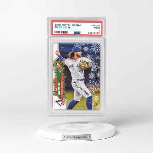 2020 Topps Holiday #HW94 Bo Bichette (PSA 9 MINT)