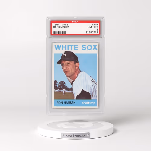 1964 Topps #384 Ron Hansen (PSA 8 NM-MT)