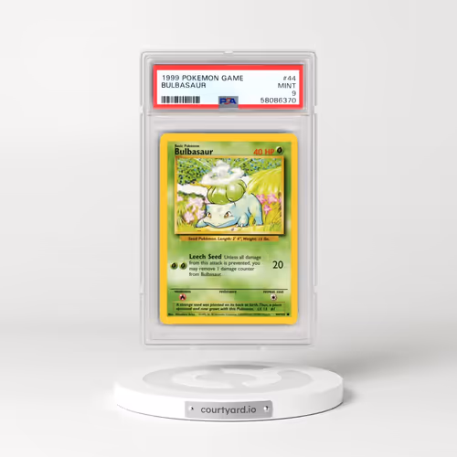 1999 Pokémon Game #44 Bulbasaur (PSA 9 MINT)