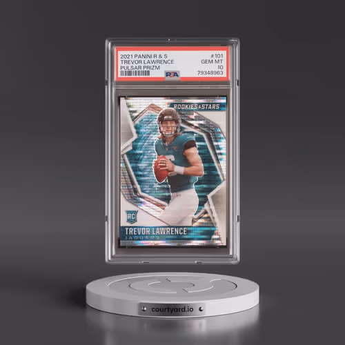 2021 Panini Rookies & Stars #101 Trevor Lawrence - Pulsar Prizm (PSA 10 GEM MINT)