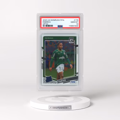 2023-24 Panini Donruss FIFA #176 Endrick - Optic (PSA 10 GEM MINT)