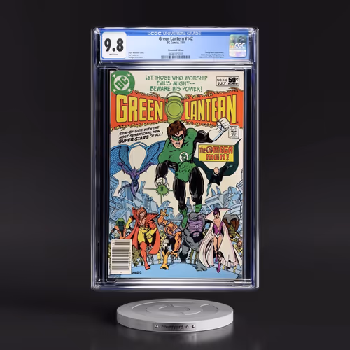 Green Lantern #142 CGC 9.8 White Pages (DC Comics, 7/81) - Newsstand Edition Universal