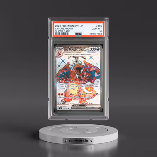 2023 Pokémon SV3-Ruler of the Black Flame #125 Charizard EX - Holo Super Rare (PSA 10 GEM MINT)