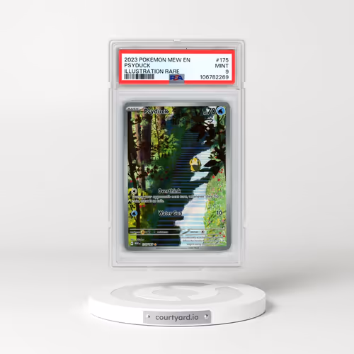2023 Pokémon Mew EN-151 #175 Psyduck - Illustration Rare (PSA 9 MINT)