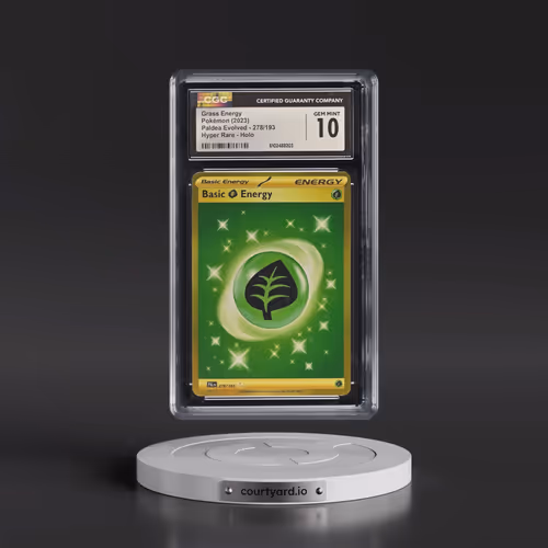 2023 Paldea Evolved - PAL EN #278/193 Grass Energy - Hyper Rare Holo (CGC 10 GEM MINT)