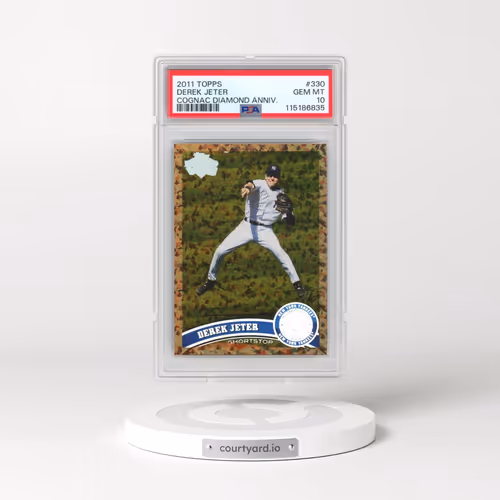 2011 Topps #330 Derek Jeter - Cognac Diamond Anniversary (PSA 10 GEM MINT)