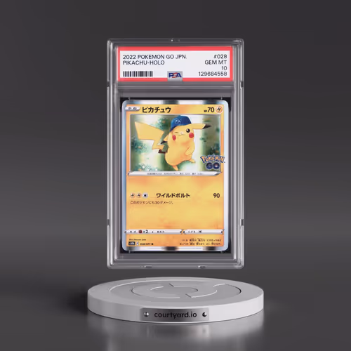 2022 Pokémon Go #028 Pikachu - Holo (PSA 10 GEM MINT)
