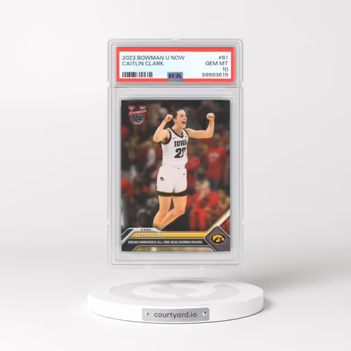 2023 Bowman U Now #61 Caitlin Clark (PSA 10 GEM MINT)