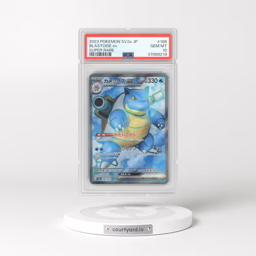 2023 Pokémon Sv2a-Pokemon 151 #186 Blastoise EX - Holo Super Rare (PSA 10 GEM MINT)
