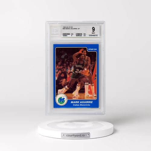 1983 Star #49 Mark Aguirre SP XRC (BGS 9 MINT)