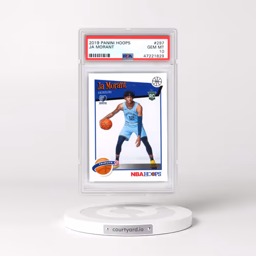 2019 Panini Hoops #297 Ja Morant (PSA 10 GEM MINT)