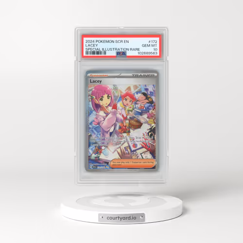 2024 Pokémon Scr EN-Stellar Crown #172 Lacey - Special Illustration Rare (PSA 10 GEM MINT)