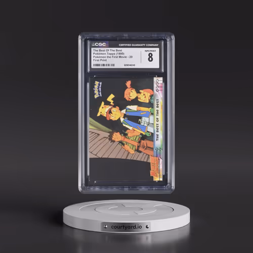 1999 Pokémon the First Movie #20 The Best Of The Best - First Print (Blue Topps Logo) (CGC 8 NM-MT)