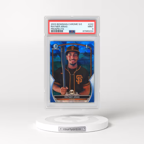 2023 Bowman Chrome Sapphire Edition Prospects #222 Rayner Arias (PSA 9 MINT)