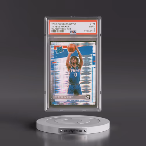 2020 Panini Donruss Optic #171 Tyrese Maxey - Target Box Set (PSA 9 MINT)