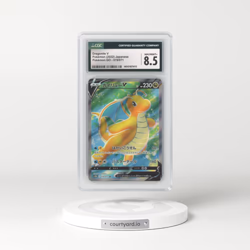2022 Pokémon GO #078/071 Dragonite V - Holo (CGC 8.5 NM-MT+)