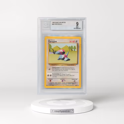 1999 Base Set #39 Porygon (BGS 9 MINT)