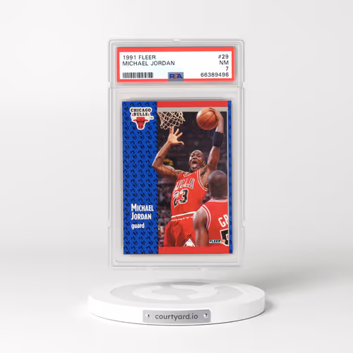 1991 Fleer #29 Michael Jordan (PSA 7 NM)