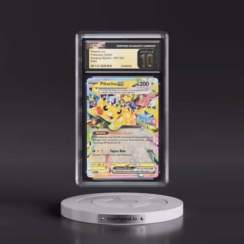 2024 Surging Sparks - SSP EN #057/191 Pikachu ex - Holo (CGC 10 PRISTINE)