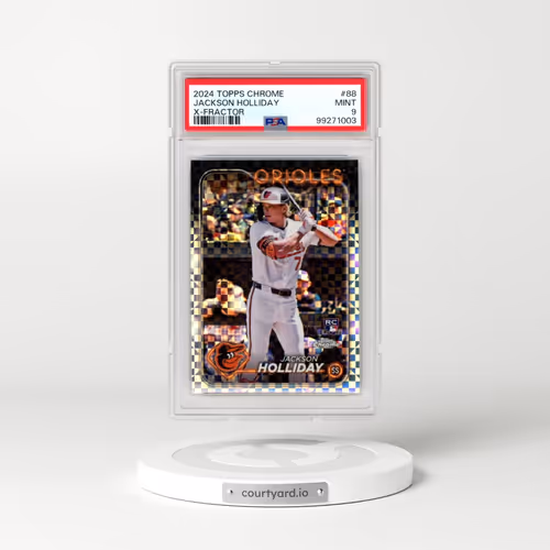 2024 Topps Chrome #88 Jackson Holliday - X-Fractor (PSA 9 MINT)