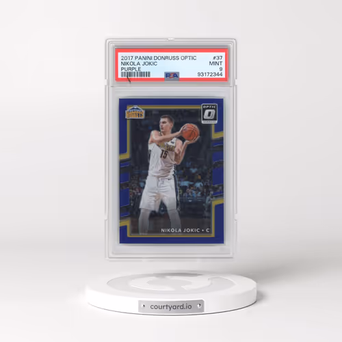 2017 Panini Donruss Optic #37 Nikola Jokic - Purple (PSA 9 MINT)