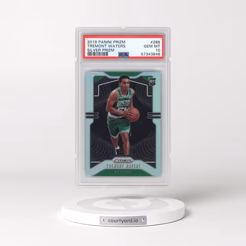 2019 Panini Prizm #286 Tremont Waters - Silver Prizm (PSA 10 GEM MINT)