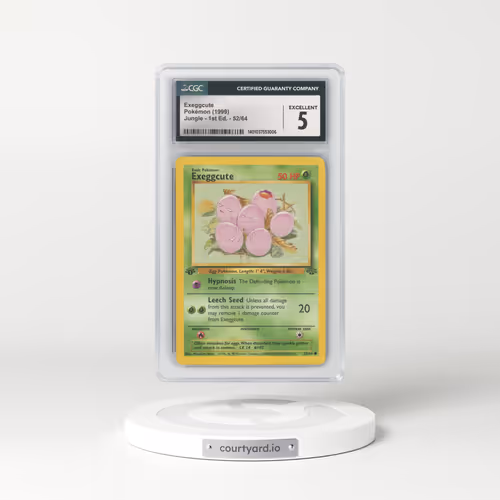 1999 Jungle #52 Exeggcute 1st Edition