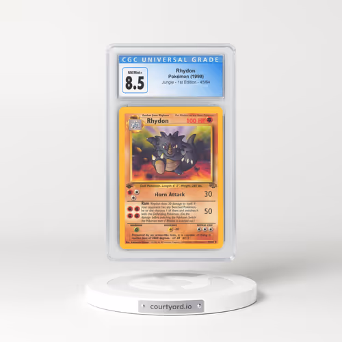1999 Jungle #45 Rhydon - 1st Edition (CGC 8.5 NM-MT+)