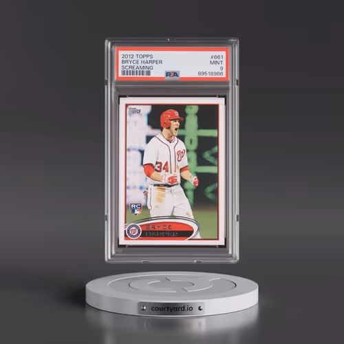 2012 Topps #661 Bryce Harper - Screaming (PSA 9 MINT)