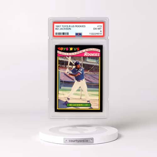 1987 Toys R US Rookies #13 Bo Jackson (PSA 6 EX-MT)
