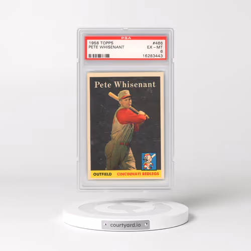 1958 Topps #466 Pete Whisenant (PSA 6 EX-MT)