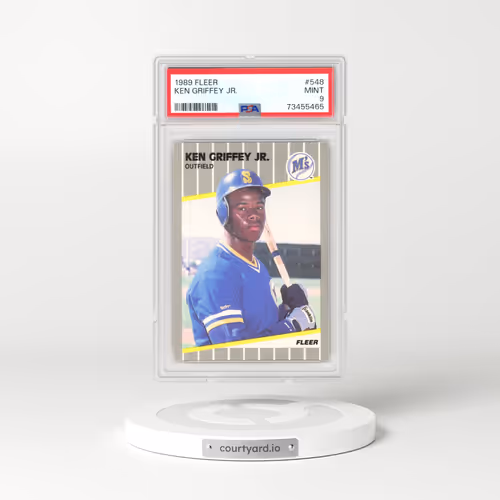 1989 Fleer #548 Ken Griffey Jr (PSA 9 MINT)