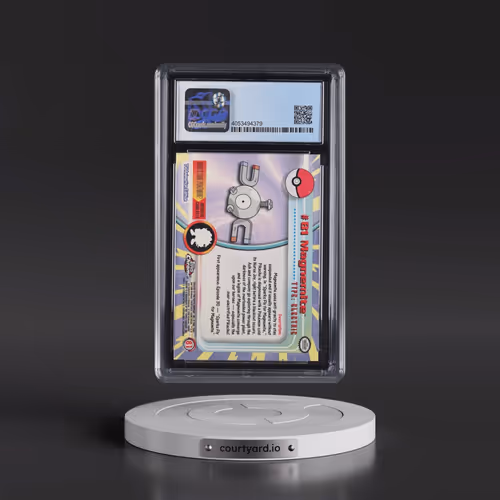 2000 Chrome Series 2 #81 Magnemite - Chrome (Topps Chrome Stamp on Front of Card) (CGC 8.5 NM-MT+)