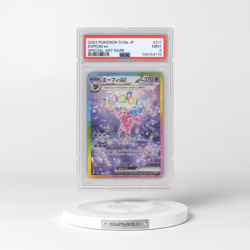 2024 Pokémon Sv8a-Terastal Fest EX #211 Espeon EX - Holo Special Art Rare (PSA 9 MINT)