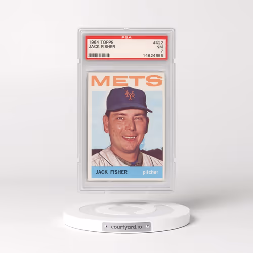 1964 Topps #422 Jack Fisher (PSA 7 NM)