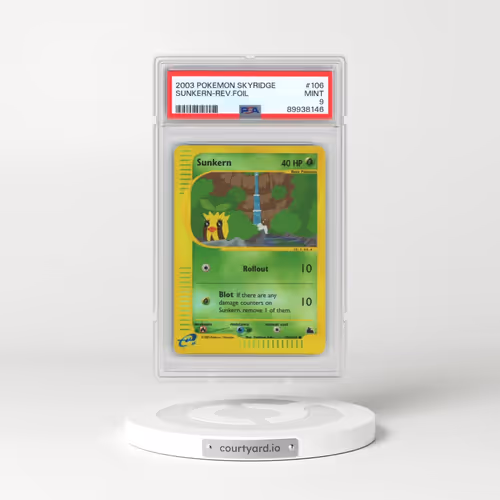 2003 Pokémon Skyridge #106 Sunkern - Reverse Foil (PSA 9 MINT)