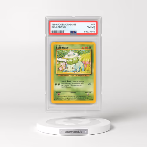 1999 Pokémon Game #44 Bulbasaur (PSA 8 NM-MT)