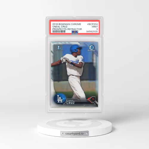 2016 Bowman Chrome Prospects #BCP204 Oneal Cruz - Refractor (PSA 9 MINT)