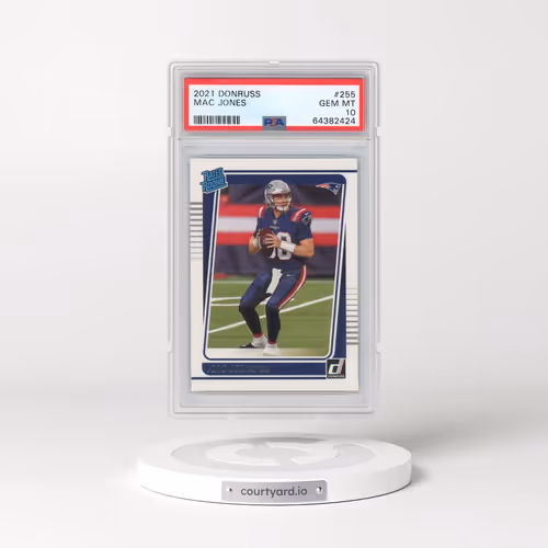 2021 Panini Donruss #255 Mac Jones (PSA 10 GEM MINT)