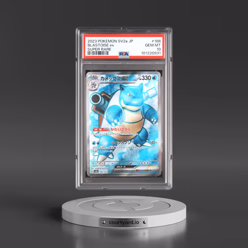 2023 Pokémon Sv2a-Pokemon 151 #186 Blastoise EX - Holo Super Rare (PSA 10 GEM MINT)