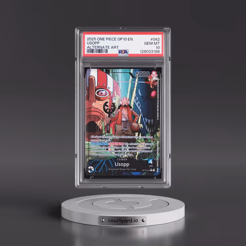 2025 One Piece OP10-Royal Blood #042 Usopp - Alternate Art (PSA 10 GEM MINT)