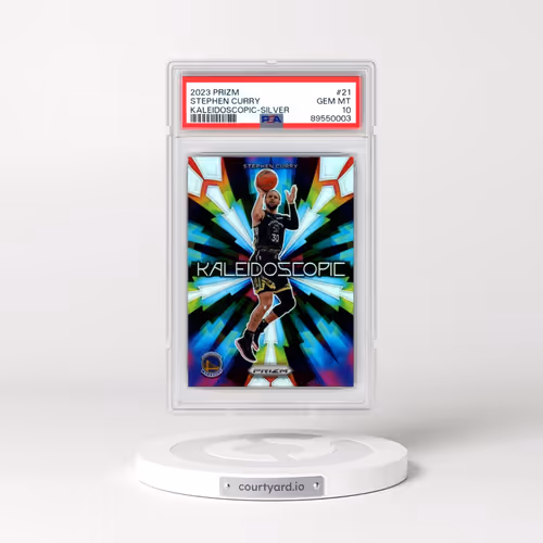 2023 Panini Prizm Kaleidoscopic #21 Stephen Curry - Silver Prizm (PSA 10 GEM MINT)