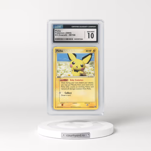 2005 EX Emerald #59 Pichu (CGC 10 GEM MINT)