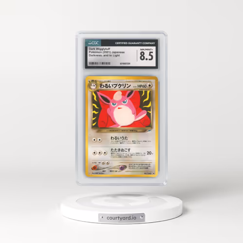 2001 Darkness, and to Light Dark Wigglytuff (CGC 8.5 NM-MT+)