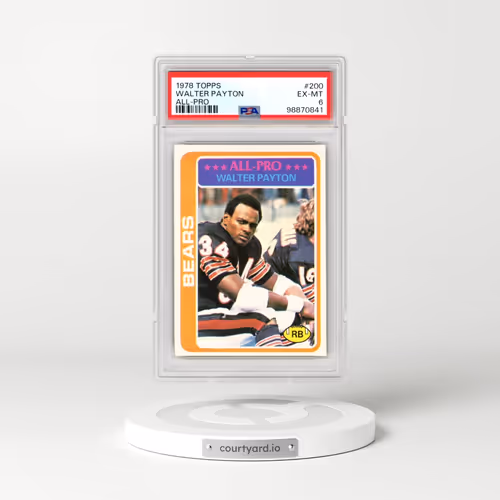 1978 Topps #200 Walter Payton - All-Pro (PSA 6 EX-MT)