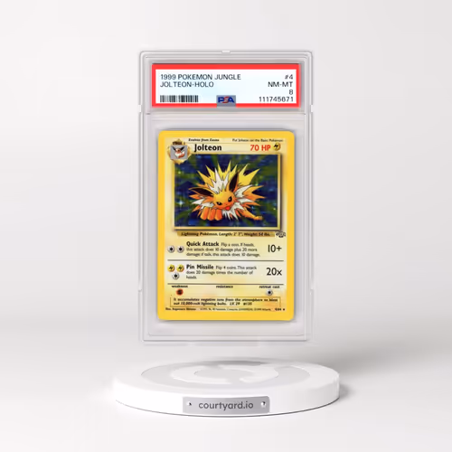 1999 Pokémon Jungle #4 Jolteon - Holo (PSA 8 NM-MT)
