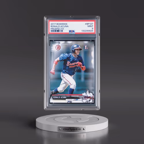 2017 Bowman Prospects #BP127 Ronald Acuna (PSA 9 MINT)
