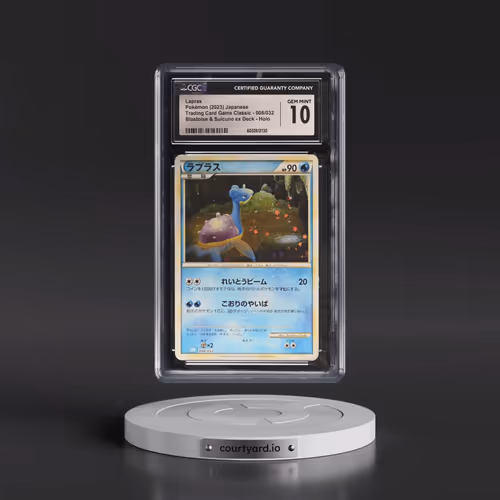 2023 Pokémon Clk-Trading Card Game Classic Blastoise & Suicune EX Deck #008 Lapras (CGC 10 GEM MINT)