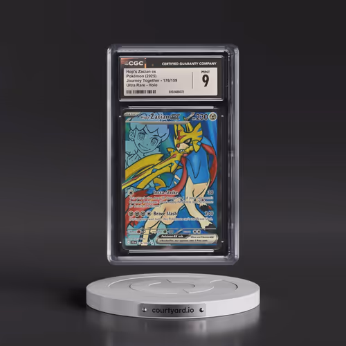 2025 Pokémon Jtg EN-Journey Together #176 Hop's Zacian EX - Holo Ultra Rare (CGC 9 MINT)