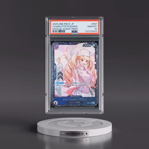2025 One Piece Japanese Promos #067 Charlotte Pudding - Official Event Prize (PSA 10 GEM MINT)